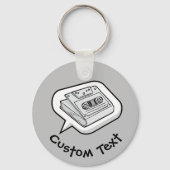 Schlüsselanhänger der mündlichen Verlaufsgeschicht (Vorderseite)