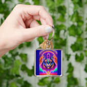 Schlüsselanhänger der mystischen Katze (Hand)