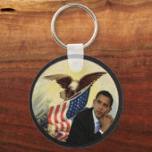 Schlüsselanhänger der Obama-Adle-Flag (Vorderseite)