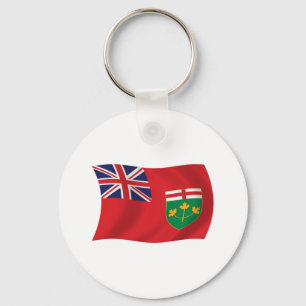 Schlüsselanhänger der Ontario-Flagge