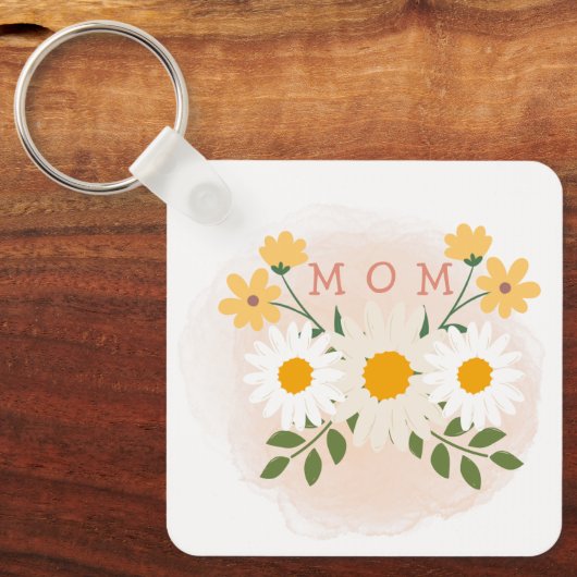 Schlüsselanhänger der personalisierten Mama Mutter (Vorderseite)