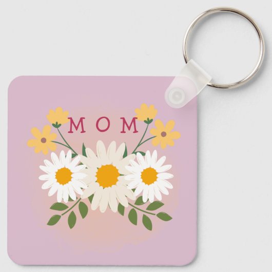 Schlüsselanhänger der personalisierten Mama Mutter (Rückseite)