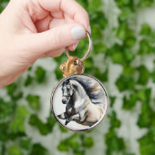 Schlüsselanhänger der Pferdeknopf (Hand)