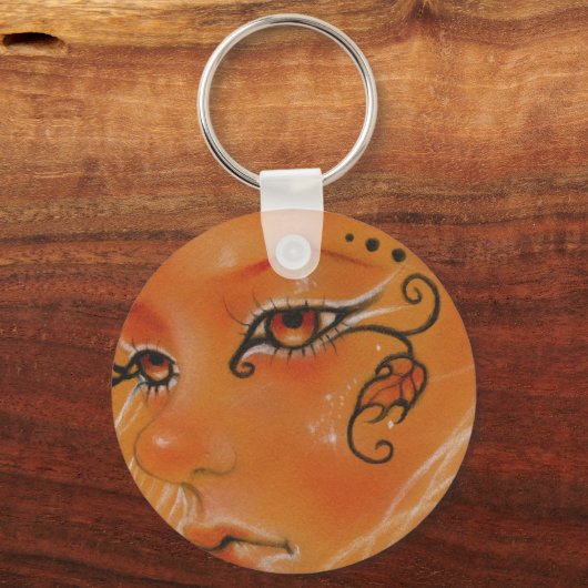 Schlüsselanhänger der Puppe aus Herbst (Vorderseite)