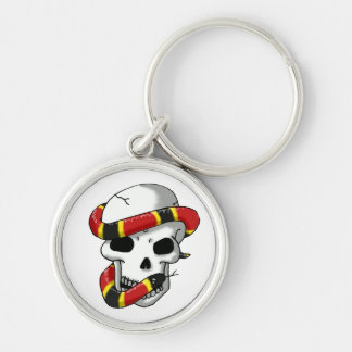 Schlüsselanhänger der Schlange und des Schädels