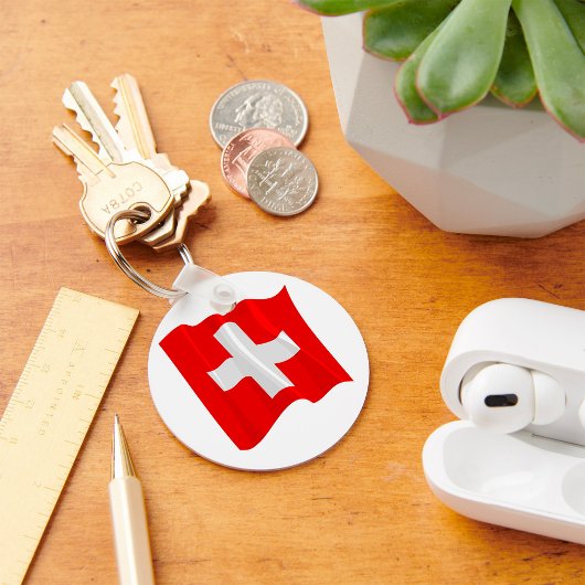 Schlüsselanhänger der Schweizer Flagge