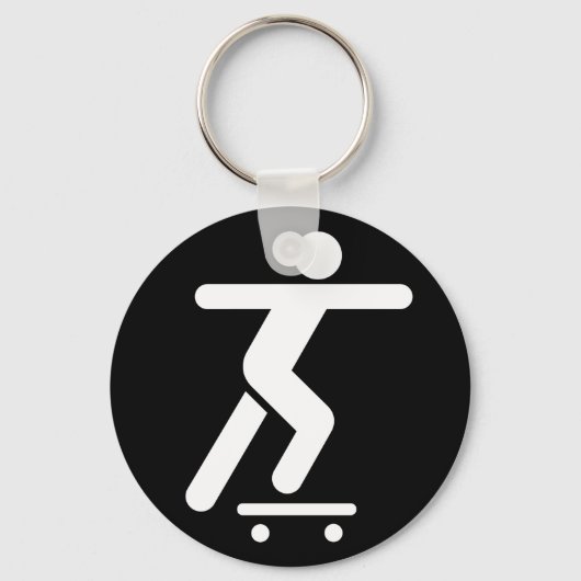 Schlüsselanhänger der Skateboarding-Symbol (Vorderseite)
