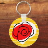 Schlüsselanhänger der spanischen Rose (Vorderseite)