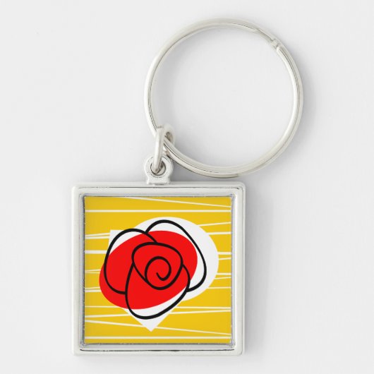 Schlüsselanhänger der spanischen Rose (Vorne)