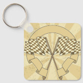 Schlüsselanhänger der überprüften Racing Flags (Vorderseite)