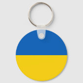 Schlüsselanhänger der ukrainischen Flagge (Vorderseite)