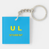 Schlüsselanhänger der Universität Leben (Rückseite)