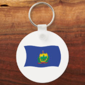 Schlüsselanhänger der Vermont-Flagge (Vorderseite)