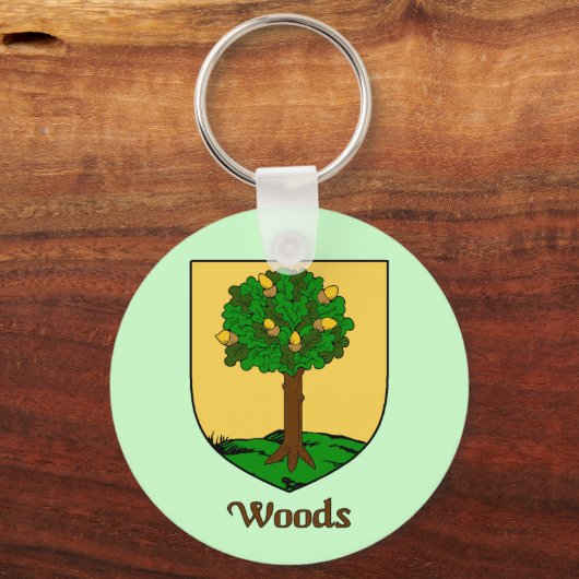 Schlüsselanhänger der Waldreihe Schild (Vorderseite)