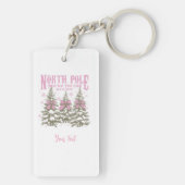 Schlüsselanhänger der Weihnachtsbaumfarm am Nordpo (Rückseite)