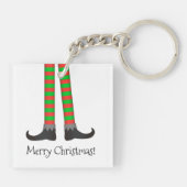 Schlüsselanhänger der Weihnachtselfen - Striptes K (Rückseite)