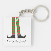 Schlüsselanhänger der Weihnachtselfen - Zickzack K (Rückseite)