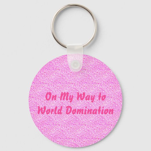 Schlüsselanhänger der Weltbeherrschung (Vorderseite)
