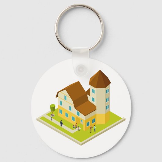Schlüsselanhänger der Wohnungen (Vorderseite)