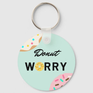 Schlüsselanhänger der Worry Button-Schaltfläche