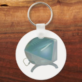 Schlüsselanhänger des alten CRT-Computerbildschirm (Vorderseite)