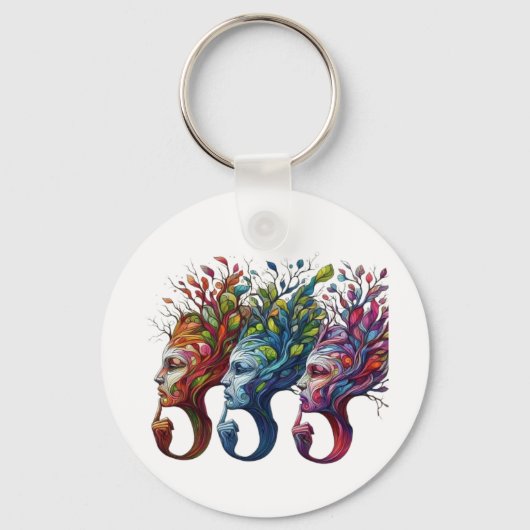 Schlüsselanhänger des Denkens (Vorderseite)