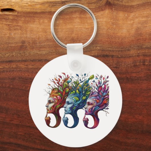 Schlüsselanhänger des Denkens (Rückseite)