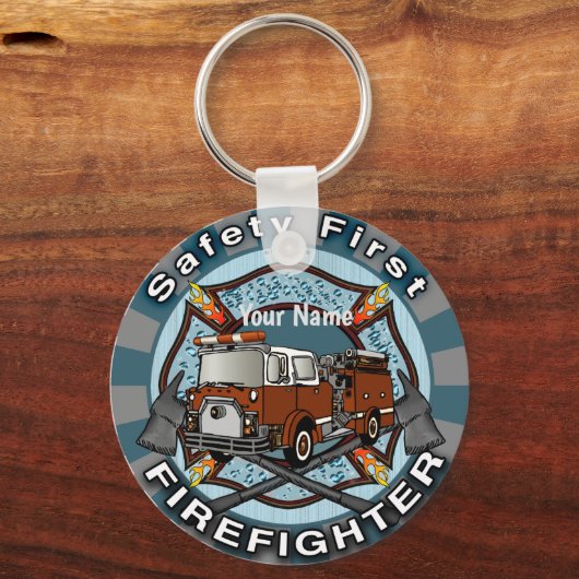 Schlüsselanhänger des ersten Feuerwehrschiffs (Vorderseite)