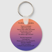 Schlüsselanhänger des Freundschaftsgedichts (Vorderseite)