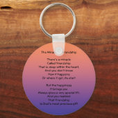 Schlüsselanhänger des Freundschaftsgedichts (Vorderseite)