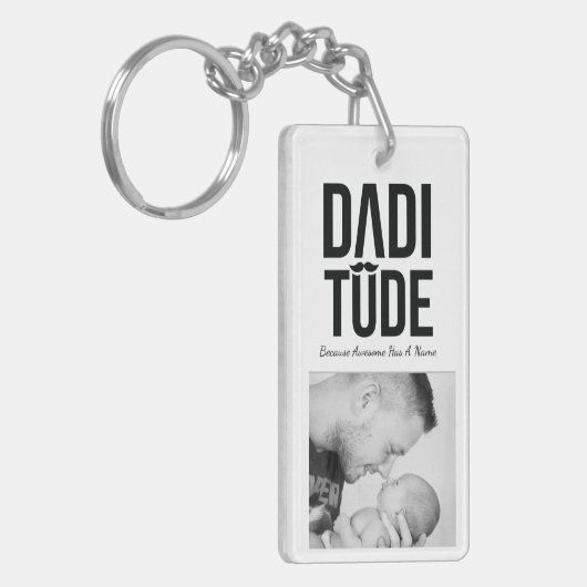 Schlüsselanhänger des personalisierten Vaters (Vorderseite links)