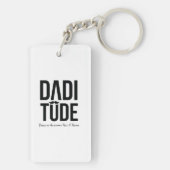 Schlüsselanhänger des personalisierten Vaters (Rückseite)