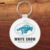 Schlüsselanhänger des Schneeentfernungsunternehmen (Vorderseite)
