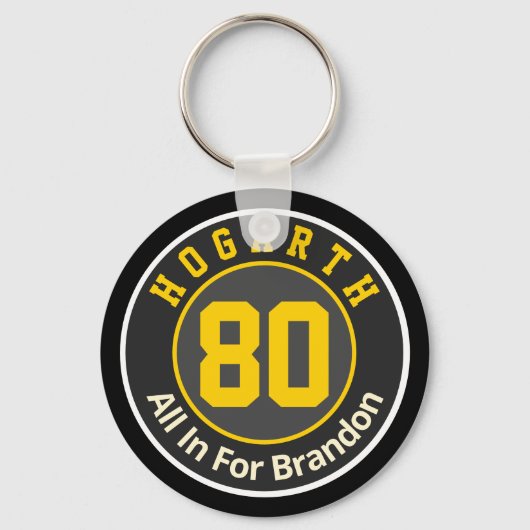 Schlüsselanhänger des Sportverbandteams (Rückseite)