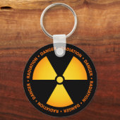 Schlüsselanhänger des Strahlungssymbols (Vorderseite)
