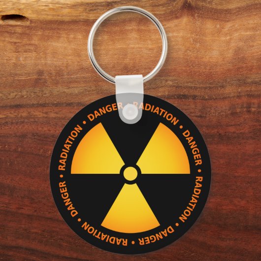 Schlüsselanhänger des Strahlungssymbols (Vorderseite)