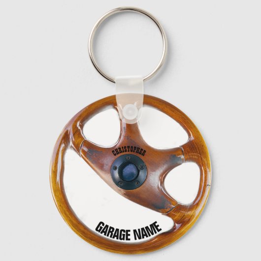 Schlüsselanhänger des Vintagen  des Garagenbesitze (Vorderseite)