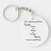 Schlüsselanhänger - Design oder Foto Upload (Vorderseite)