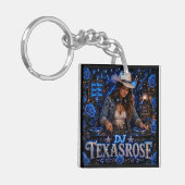Schlüsselanhänger DJ TEXASROSE DOPPELSEITIG (Vorderseite links)