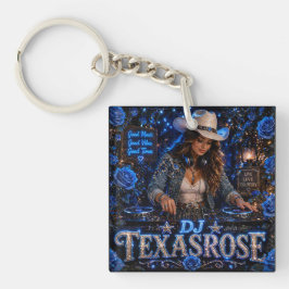 Schlüsselanhänger DJ TEXASROSE DOPPELSEITIG