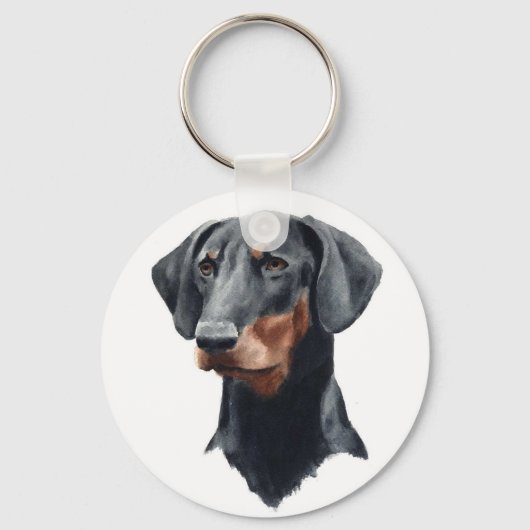Schlüsselanhänger Doberman (Vorderseite)