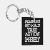 Schlüsselanhänger "DREAM BIG..." (Vorderseite links)