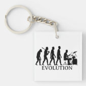 Schlüsselanhänger Drummer Evolution (Vorderseite)