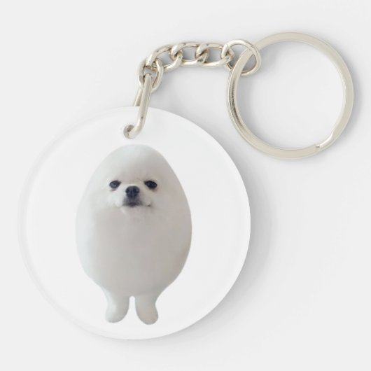 Schlüsselanhänger Egg Dog Meme (Rückseite)
