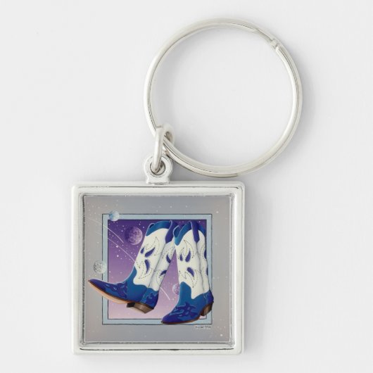 Schlüsselanhänger - Elektrische Cowboystiefel (Vorne)