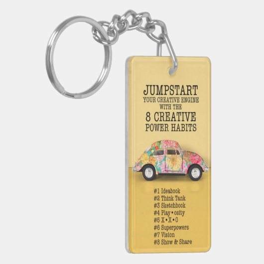 Schlüsselanhänger Erinnerung 8 Kreative Power Gewo (Vorderseite links)