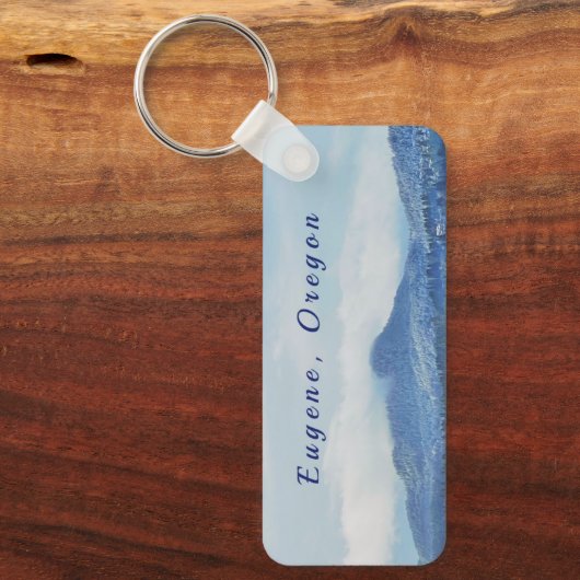Schlüsselanhänger "Eugene, Oregon" zweiseitig (Vorderseite)
