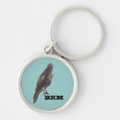 Schlüsselanhänger - Falken mit Monogramm (Vorne)