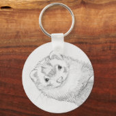 Schlüsselanhänger Ferret - Pandora (Vorderseite)