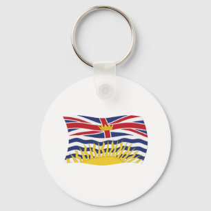 Schlüsselanhänger Flagge British Columbia